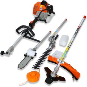52CC 4-in-1 Gas Garden Tool System with Pole Saw, Hedge Trimmer & Brush Cutter